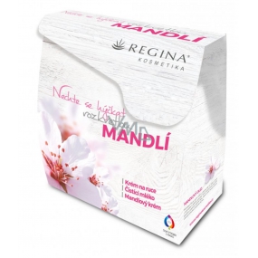 Regina Mandelöl Handcreme 60 ml + Reinigungsmilch 200 ml + Hautcreme 45 g, Geschenkset