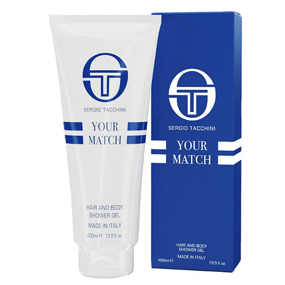 Sergio Tacchini Your Match Duschgel für Männer 400 ml