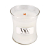 WoodWick Island Coconut - Island Coconut Duftkerze mit Holzdocht und Deckel Glas klein 85 g