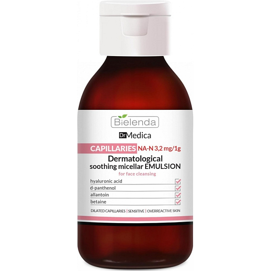Bielenda Dr. Medica Capillaries dermatologische Hautemulsion für rote Haut 250 ml