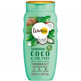 Lovea Kokosnuss- und Grüntee-Shampoo für alle Haartypen 250 ml