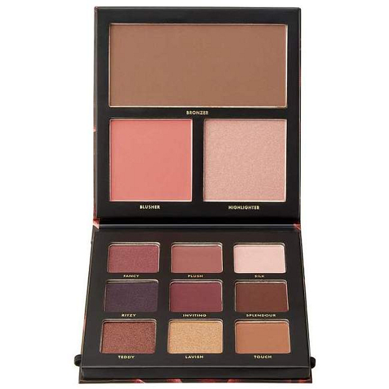 Barry M Velvet MultiPurpose Palette Multifunktionspalette aus Lidschatten, Rouge, Bronze und Aufheller 25 g