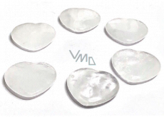 Kristall Hmatka, heilender Edelstein in Form eines Herzens Naturstein 3 cm 1 Stück, Natursteine