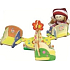 Hölzerne Spielplatz Puzzle Karussell 20 x 15 cm