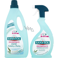 Sanytol Fußboden-Desinfektions-Allzweckreiniger 1 l + Sanytol Desinfektions-Allzweckreiniger 500 ml, Duopack
