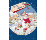 Ditipo Spielkarten Frohe Weihnachten Vaclav Neckar Weihnachtstag 224 x 157 mm