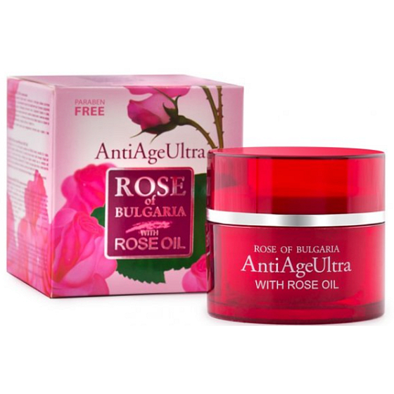 Rose of Bulgaria AntiAge Ultra Anti-Falten-Creme mit Rosenöl 50 ml