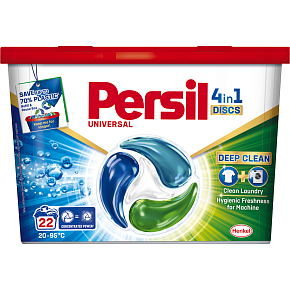 Persil Waschmittelkapseln Discs 4in1 Universal 22 Waschladungen Persil Waschmittelkapseln Discs 4in1 Universal 22 Waschladungen