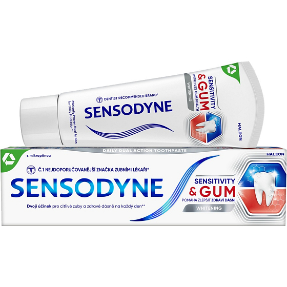 Sensodyne Sensitivity & Gum Whitening Zahnpasta 75 ml