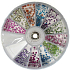 Professionelle Nageldekorationen Strass Farbmischung 12 Farben 1 Packung