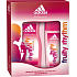 Adidas Fruity Rhythm parfümiertes Deodorantglas 75 ml + Duschgel 250 ml, für Frauen Kosmetikset