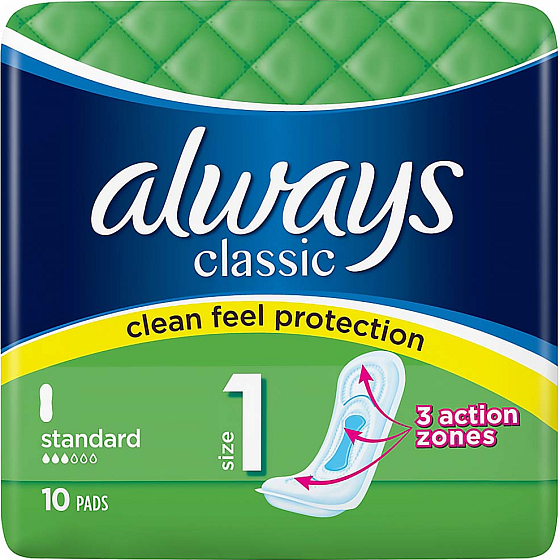 Always Classic Standard Intimate Inserts 10 Stück