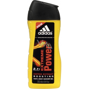 Adidas Extreme Power 2 in 1 Duschgel für Körper und Haare für Männer 250 ml