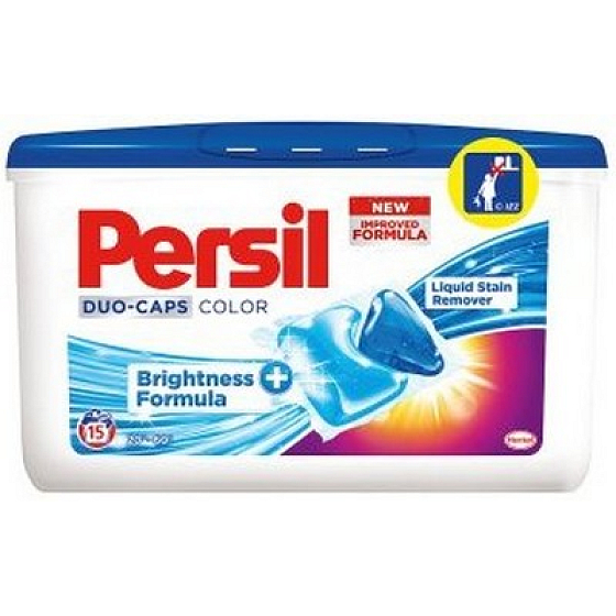 Persil Duo-Caps Farbgelkapseln für farbige Wäsche 15 Dosen x 25 g