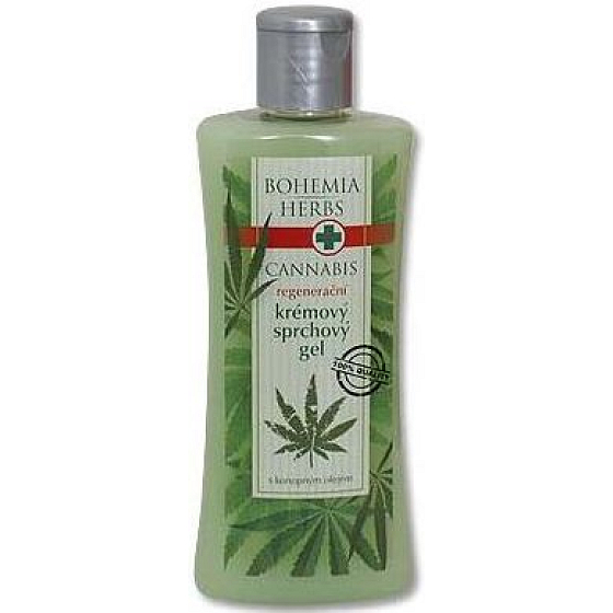 Böhmen Geschenke Cannabis Hanföl Regenerierendes Duschgel 250 ml