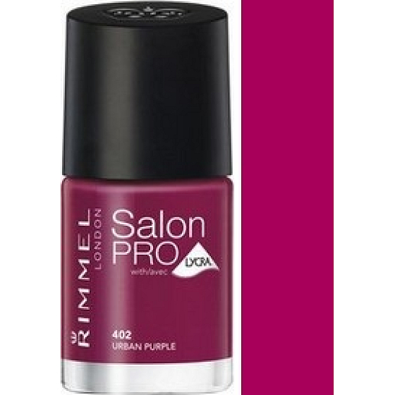 Rimmel London Salon Pro Lycra Nagellack 402 Urban Lila 12 ml