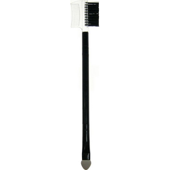 Augenbrauenpinsel mit Wimpernkamm und Lidschattenapplikator 14,5 cm 1 Stück 30160