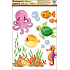 Wandaufkleber Sea Octopus 42 x 30 cm 1 Bogen