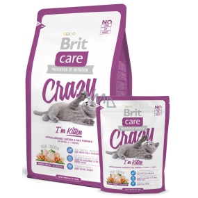 Brit Care Chicken + Reis für Kätzchen 1-12 Monate 7 kg, hypoallergenes Komplettfutter