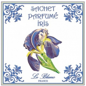Le Blanc Iris - Iris-Duftsäckchen 11 x 11 cm 8 g