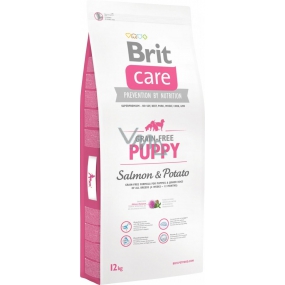 Brit Care Getreidefreies Junior Lachs und Kartoffeln Super Premium Mobile Futter für Welpen und junge Hunde 12 kg