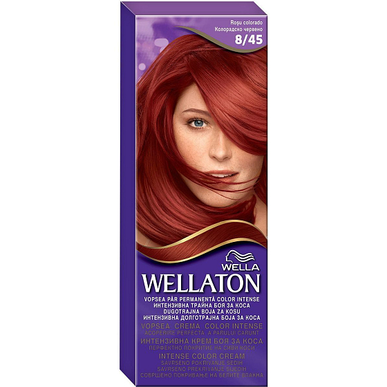 Wella Wellaton Creme Haarfarbe 8-45 hell granatrot
