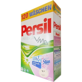 Persil Extra Frische Silan Universal Waschpulver für weiße und leichte Wäschekiste 120 Dosen 8,4 kg