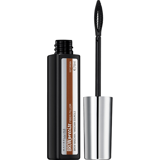 Maybelline Brow Präzise Faserfüller-Füllwimperntusche für Augenbrauen 04 Soft Brown 8 ml