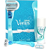 Gillette Venus Rasierer + Ersatzkopf 2 Stück + Satin Care Rasiergel 75 ml, Kosmetikset für Damen