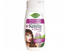 Bione Cosmetics Keratin & Chinin regenerierende Spülung für alle Haartypen 260 ml