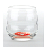 Masaru Emoto Mythos-Glas Großes Herz (Eule / Herz) - rot 0,25 l
