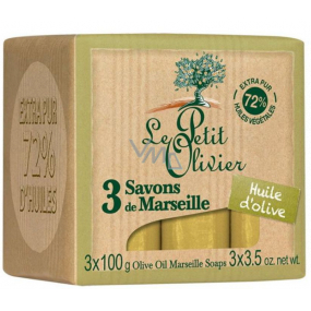 Le Petit Olivier Olivenöl Mairseill Toilettenseife 3 x 100 g