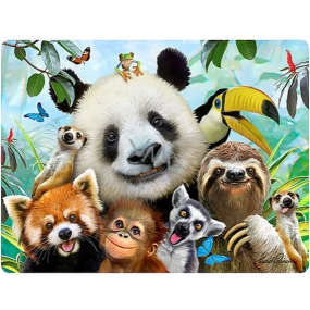 Prime3D Postkarte - Zoo Selfie 16 x 12 cm