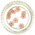 Professionelle Nail Art Flower Orange Rose 132