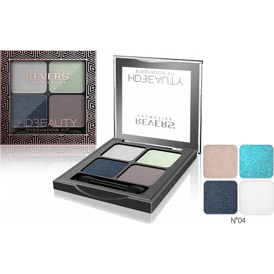 Revers HD Beauty Lidschatten Kit Lidschatten-Palette 04 4 g