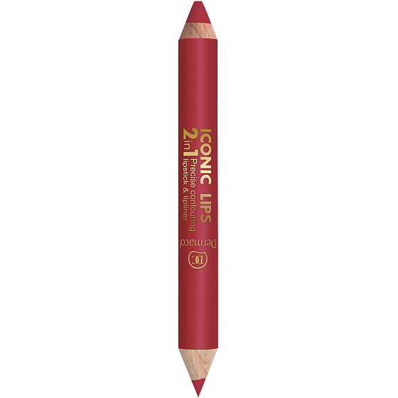 Dermacol Iconic Lips 2in1 Lippenstift und Konturenstift Nr. 05 10 g