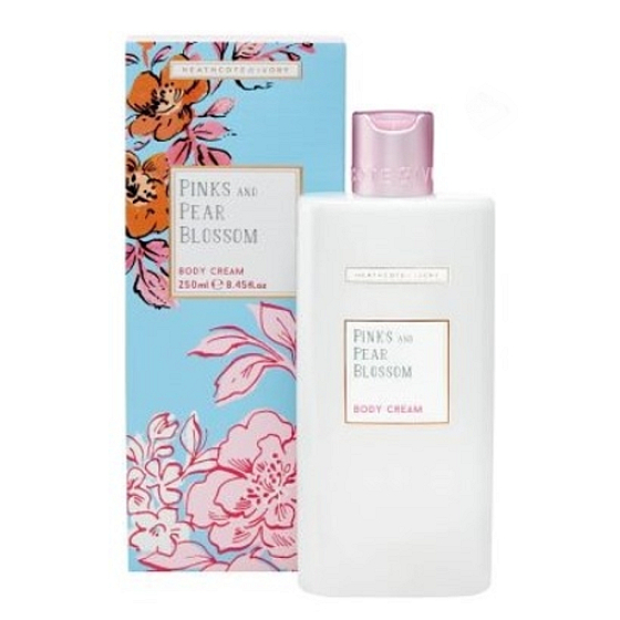Heathcote & Ivory Pinks & Pear Blossom nährende Körpercreme 250 ml
