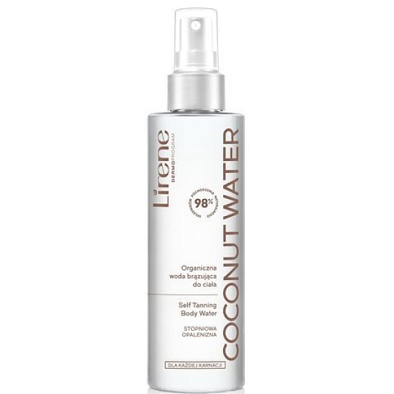Lirene Bronze Körperwasser mit Bio-Kokoswasser für gebräunte Haut 200 ml