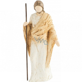 Arora Design Josef Figur, die Josef zeigt, der auf das Jesuskind herabschaut, darf in Ihrer Krippe nicht fehlen Harzfigur 22 cm