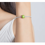 Charme Sterling Silber 925 Tennisball, Perle am Armband Sport