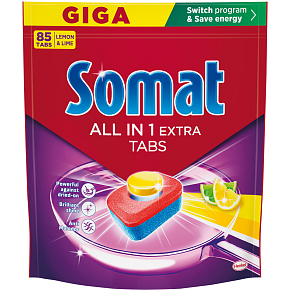 Somat Geschirrspültabs All in 1 Extra Lemon & Lime, 85 Stk