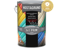 Hostagrund Prim 3v1 S2177 základní i vrchní barva na kov, 0100 bílá, 4 l