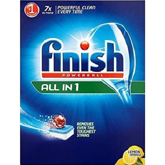 Calgonit Finish All-in-1 Zitronengeschirrspülertabletten 56 Stück