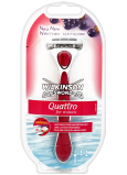 Wilkinson Quattro for Woman Rasierer und 1 Ersatzklinge
