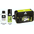 Adidas Pure Game Aftershave 100 ml + Deodorant Spray 150 ml + Beutel, Kosmetikset