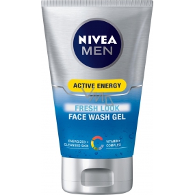Nivea Men Active Energy erfrischendes Gesichtsreinigungsgel 100 ml