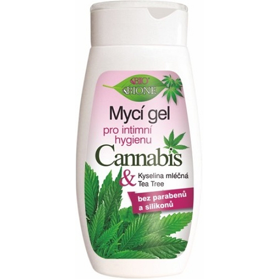 Bione Cosmetics Cannabis Waschgel für intime Hygiene für alle Hauttypen 260 ml