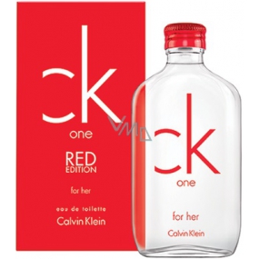 Calvin Klein Ck One Red Edition 100 ml Eau de Toilette Ladies