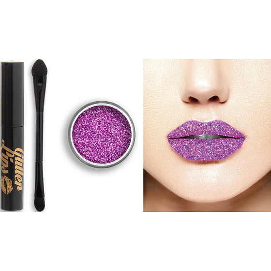 Glitter Lips lang anhaltender Lipgloss mit Ultra Glam Glitter 3,5 ml
