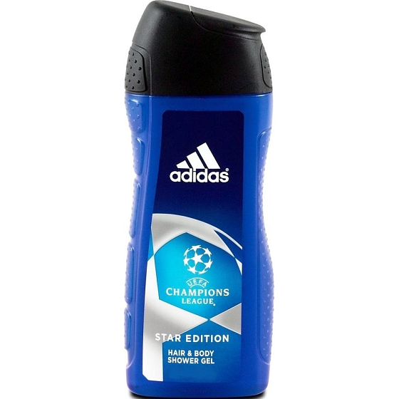 Adidas UEFA Champions League Star Edition 2in1 Duschgel und Shampoo für Männer 400 ml